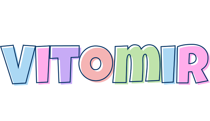 Vitomir pastel logo