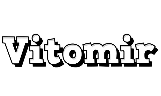 Vitomir snowing logo