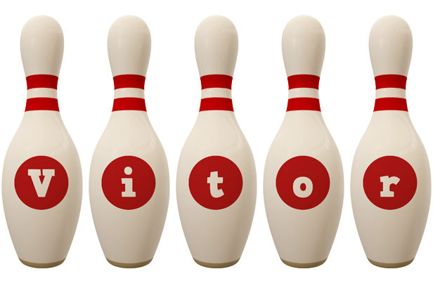 Vitor bowling-pin logo