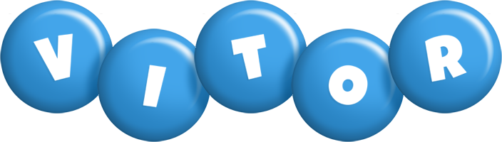 Vitor candy-blue logo