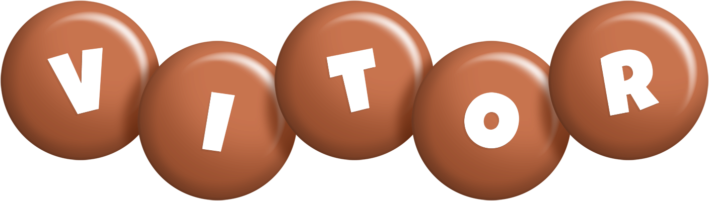 Vitor candy-brown logo