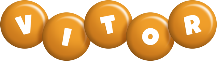 Vitor candy-orange logo