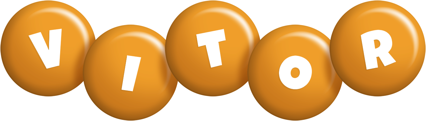 Vitor candy-orange logo