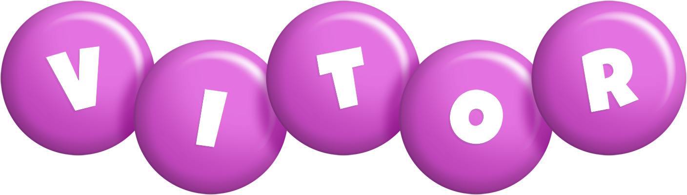 Vitor candy-purple logo