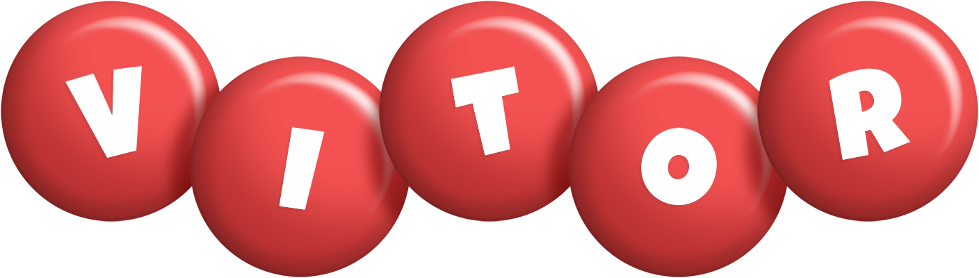 Vitor candy-red logo