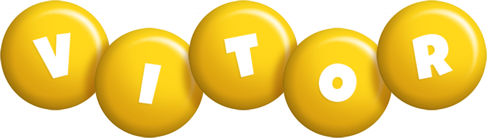 Vitor candy-yellow logo