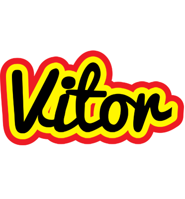 Vitor flaming logo