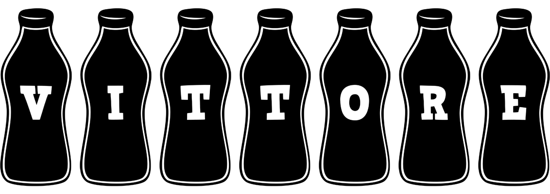 Vittore bottle logo