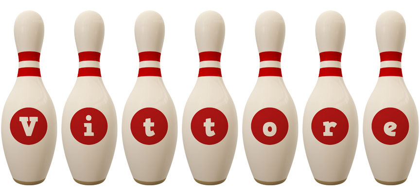 Vittore bowling-pin logo