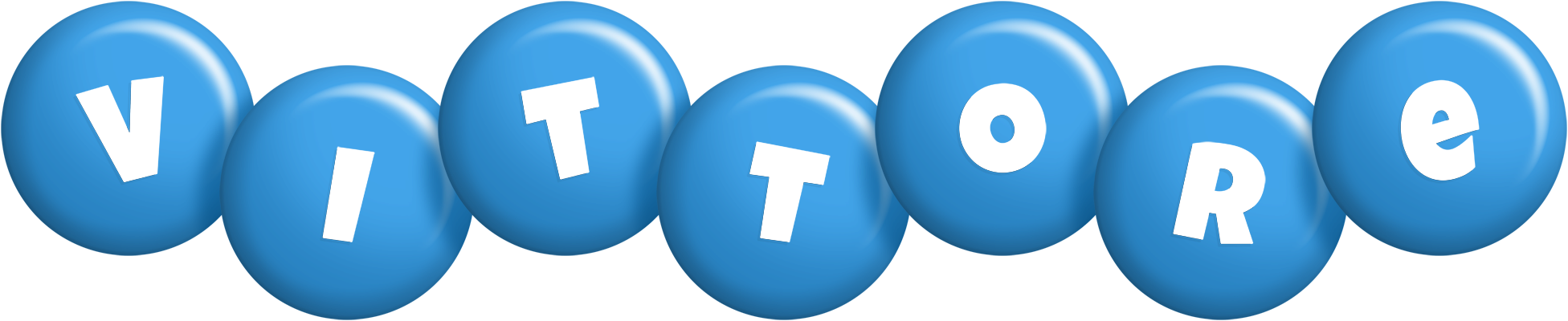 Vittore candy-blue logo
