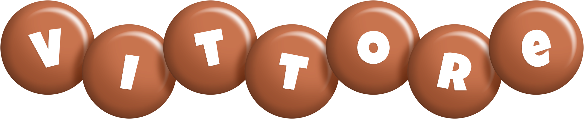 Vittore candy-brown logo