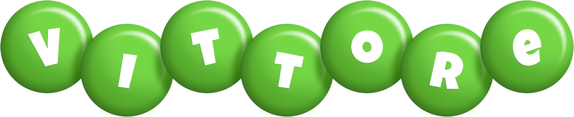 Vittore candy-green logo