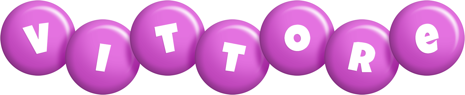 Vittore candy-purple logo