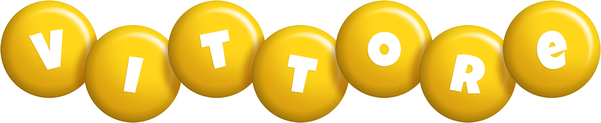 Vittore candy-yellow logo