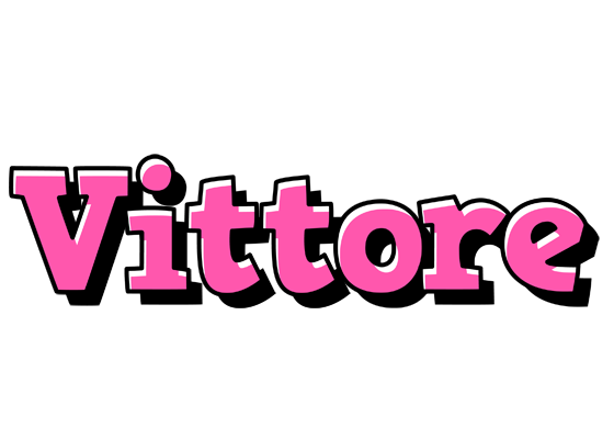 Vittore girlish logo