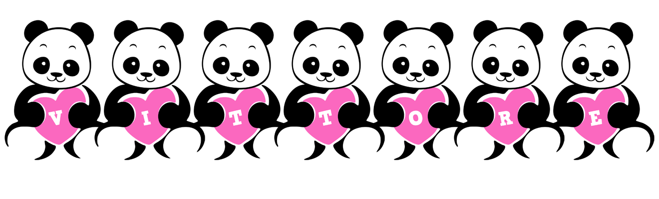 Vittore love-panda logo