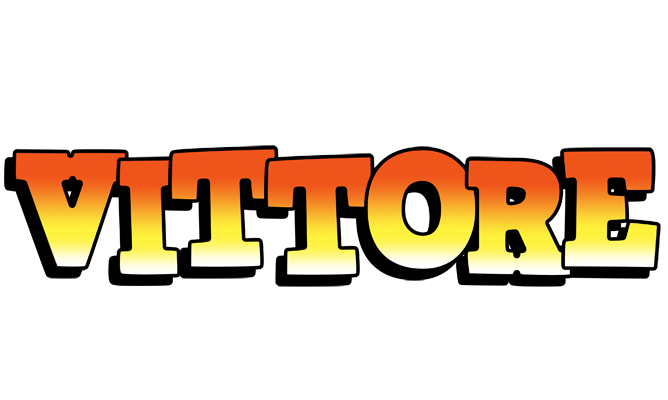 Vittore sunset logo