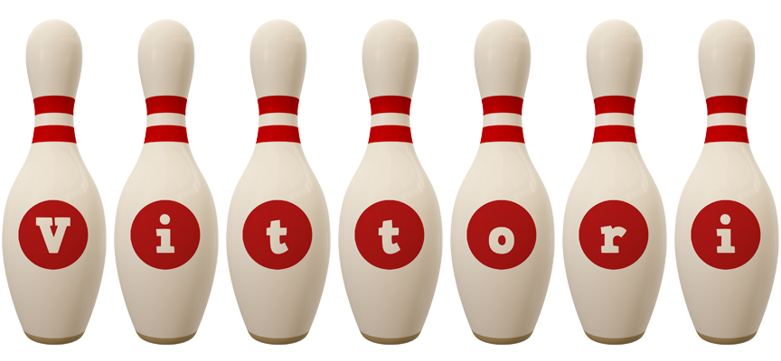 Vittori bowling-pin logo