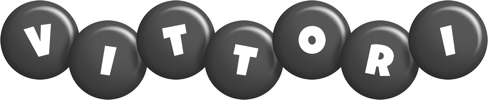 Vittori candy-black logo