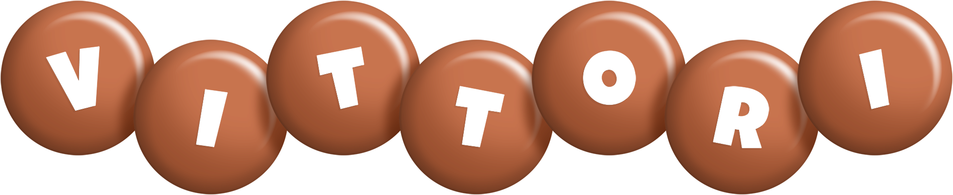 Vittori candy-brown logo