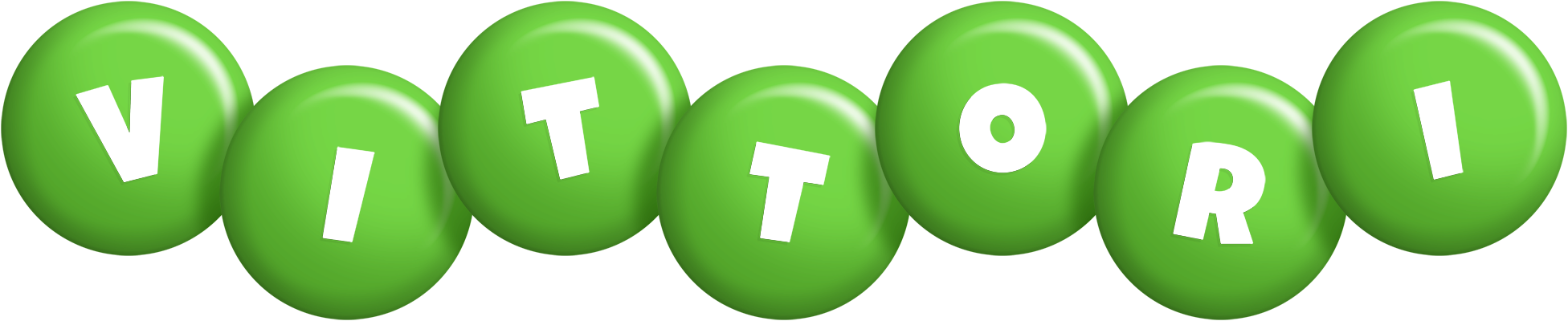 Vittori candy-green logo