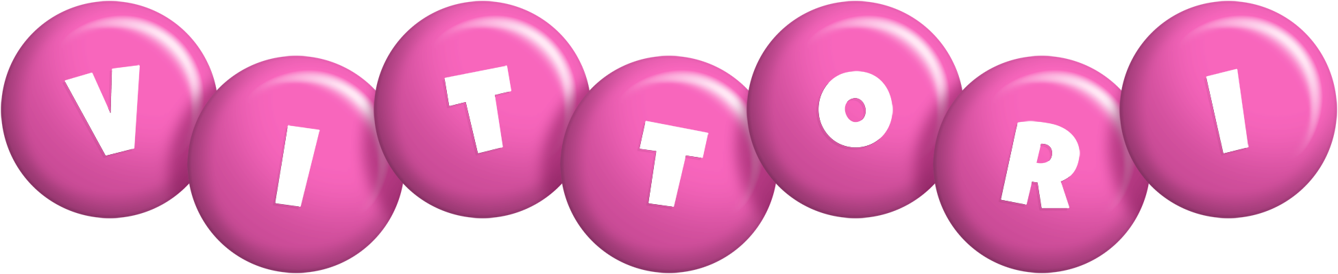 Vittori candy-pink logo