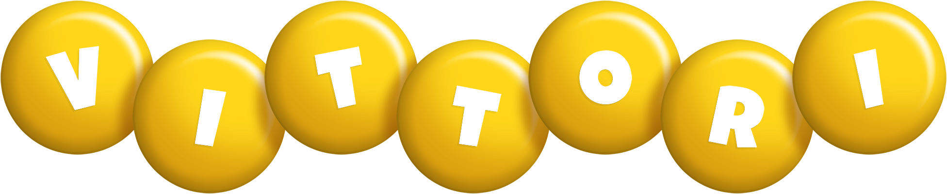 Vittori candy-yellow logo