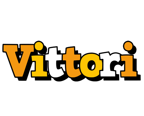 Vittori cartoon logo