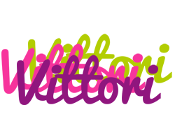 Vittori flowers logo