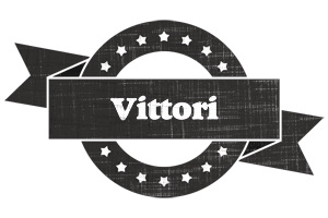 Vittori grunge logo