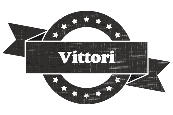 Vittori grunge logo