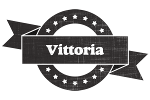 Vittoria grunge logo