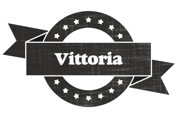 Vittoria grunge logo