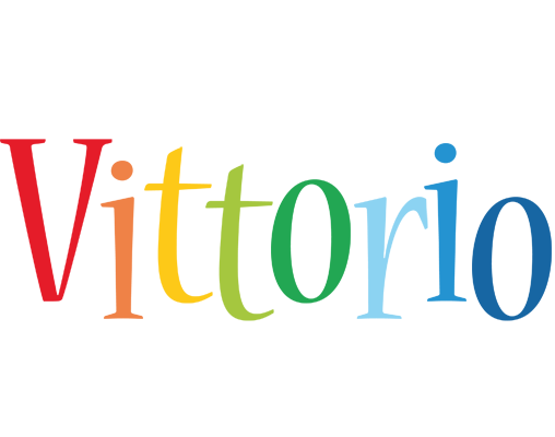 Vittorio birthday logo