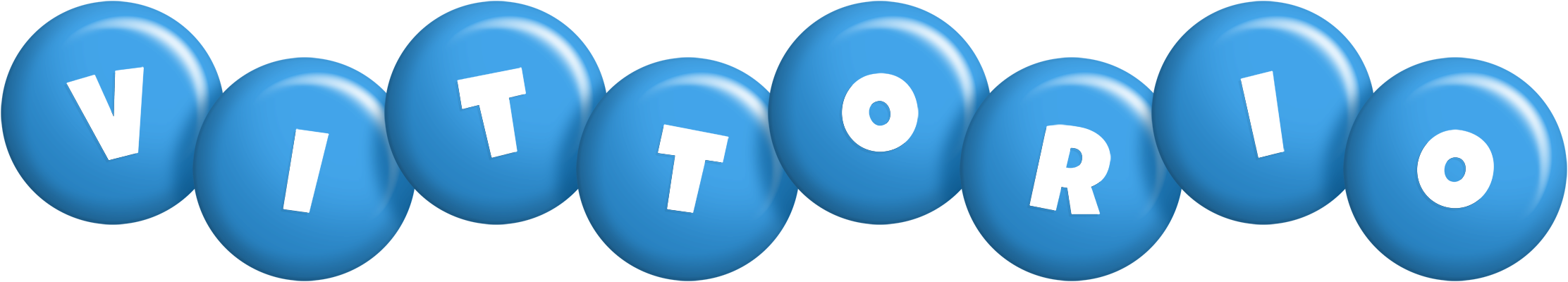 Vittorio candy-blue logo