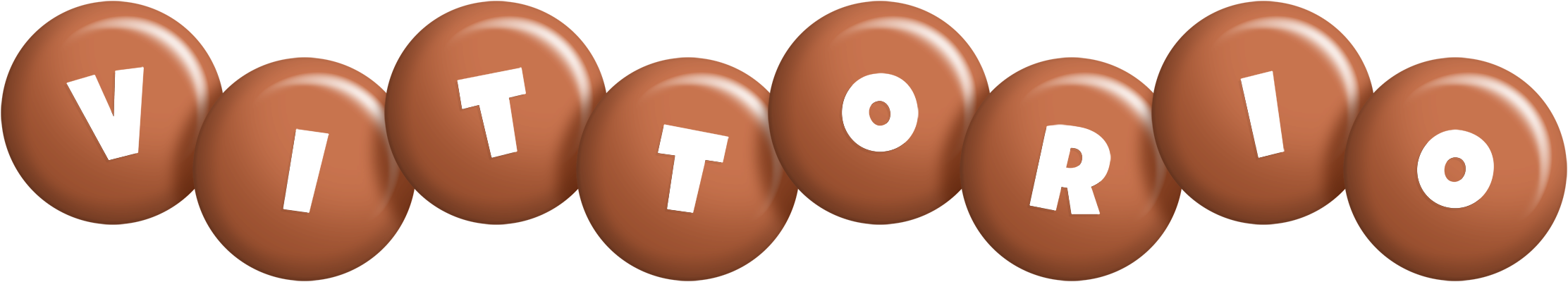 Vittorio candy-brown logo