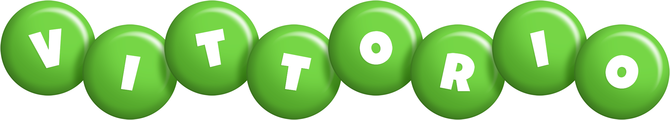 Vittorio candy-green logo