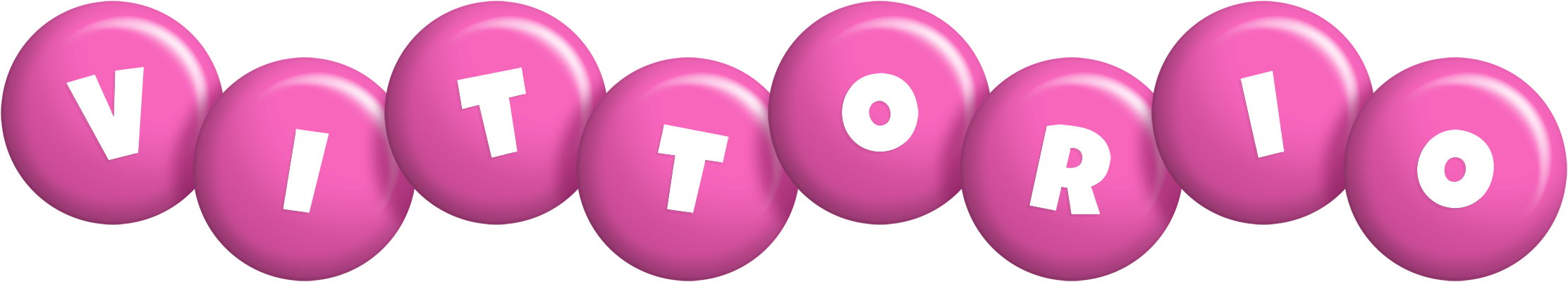Vittorio candy-pink logo