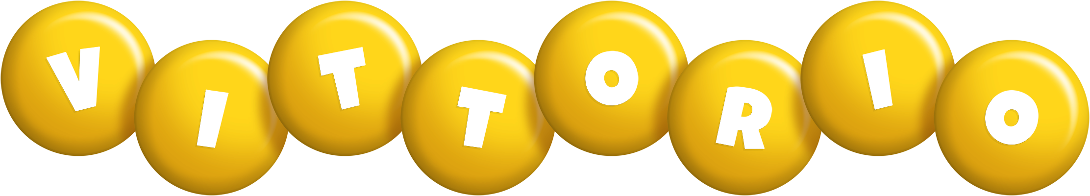Vittorio candy-yellow logo