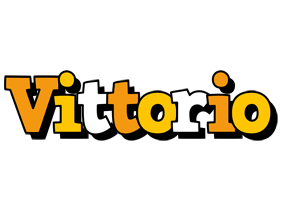 Vittorio cartoon logo