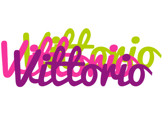 Vittorio flowers logo