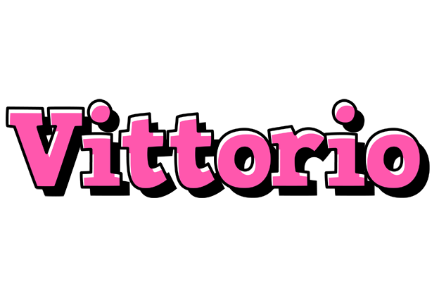 Vittorio girlish logo