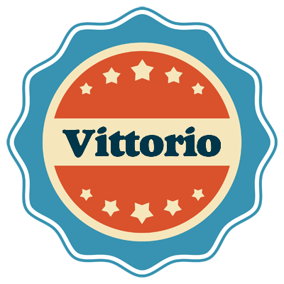 Vittorio labels logo
