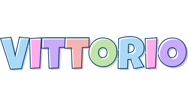 Vittorio pastel logo