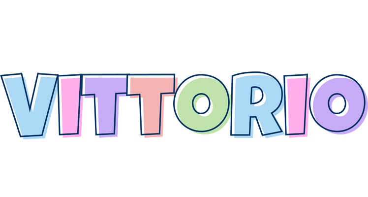 Vittorio pastel logo