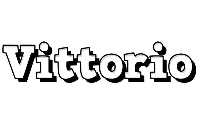 Vittorio snowing logo