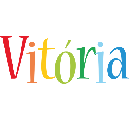 Vitória birthday logo