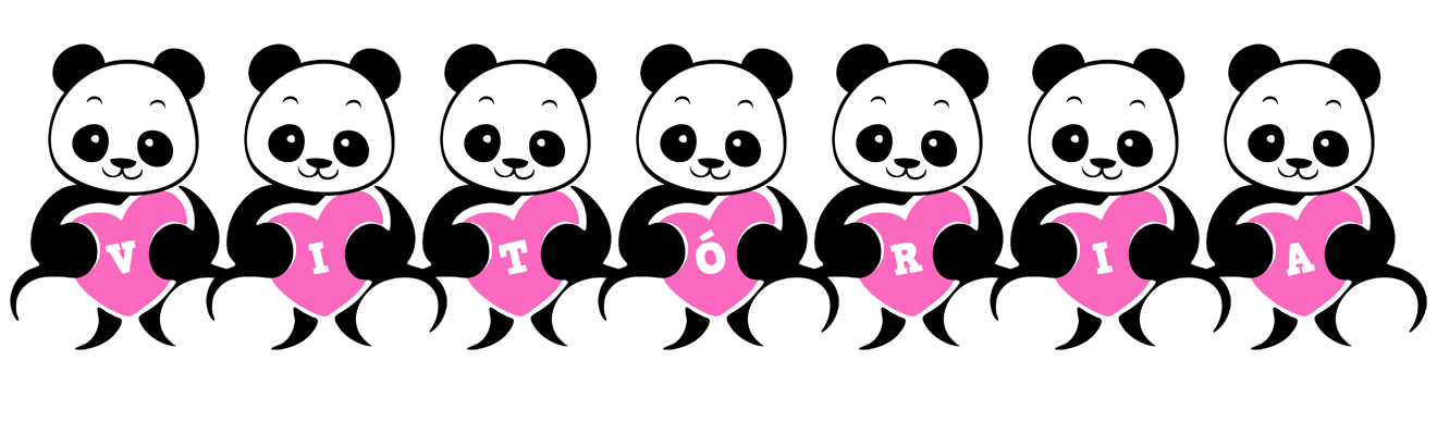 Vitória love-panda logo