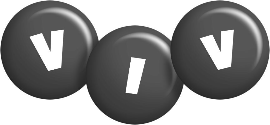 Viv candy-black logo