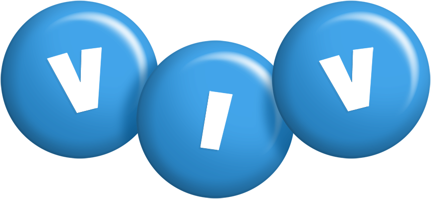 Viv candy-blue logo